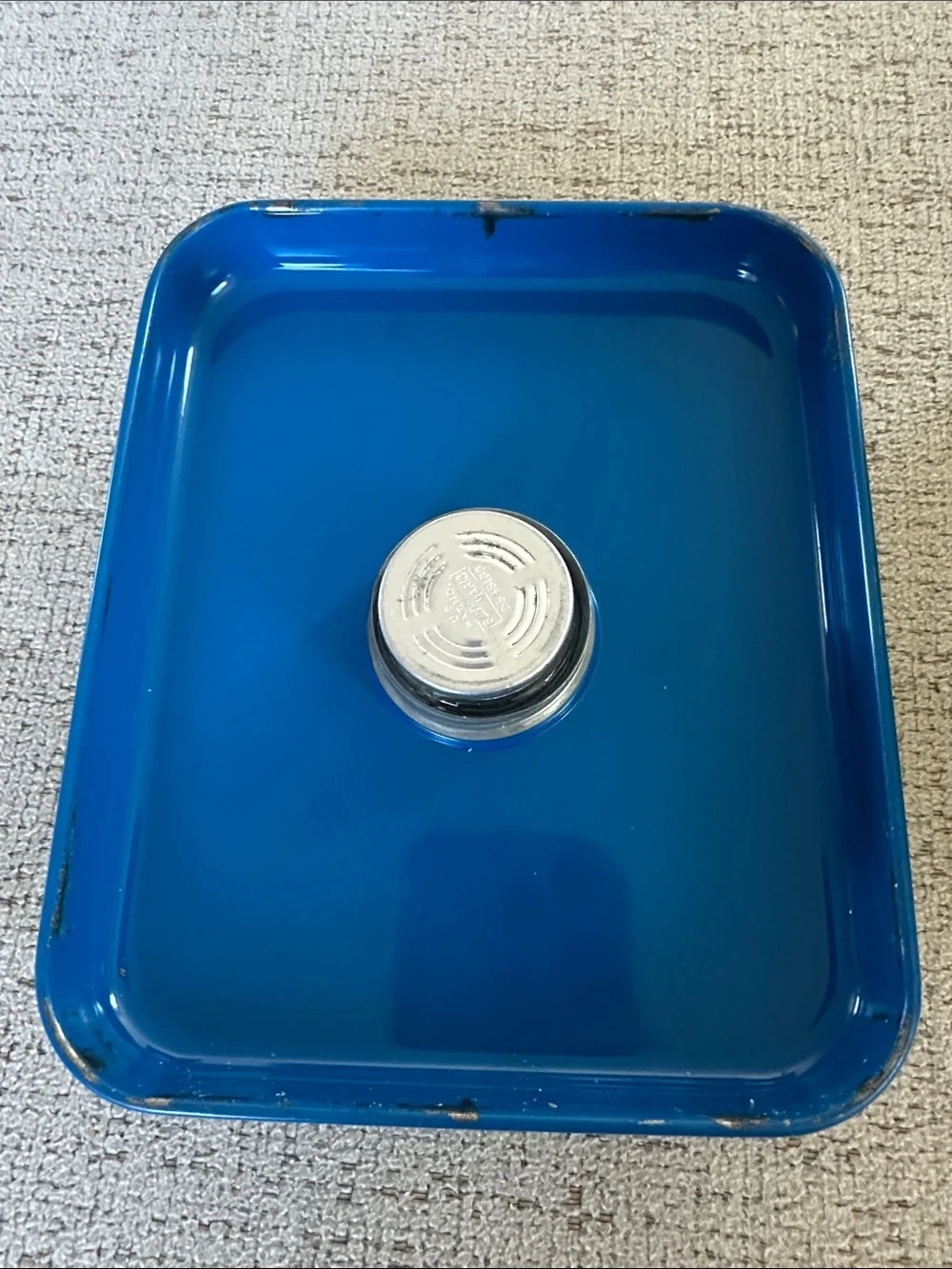 Vintage 1970s Pepperidge Farm English Biscuit Tin - Luce Corp Dri-Nob Lid
